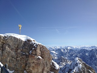 Gipfelkreuz der Zugspitze