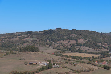Campagne corrèzienne vue de Turenne