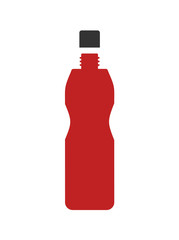 plastic red bottle