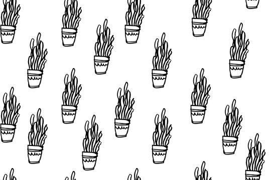 Cactus hand drawn illustration for your design. © veri13