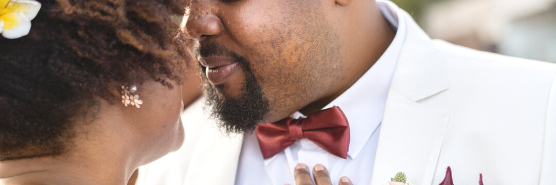 Black Couple Getting Married