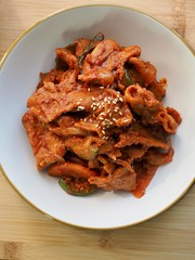 한국의 음식 제육볶음