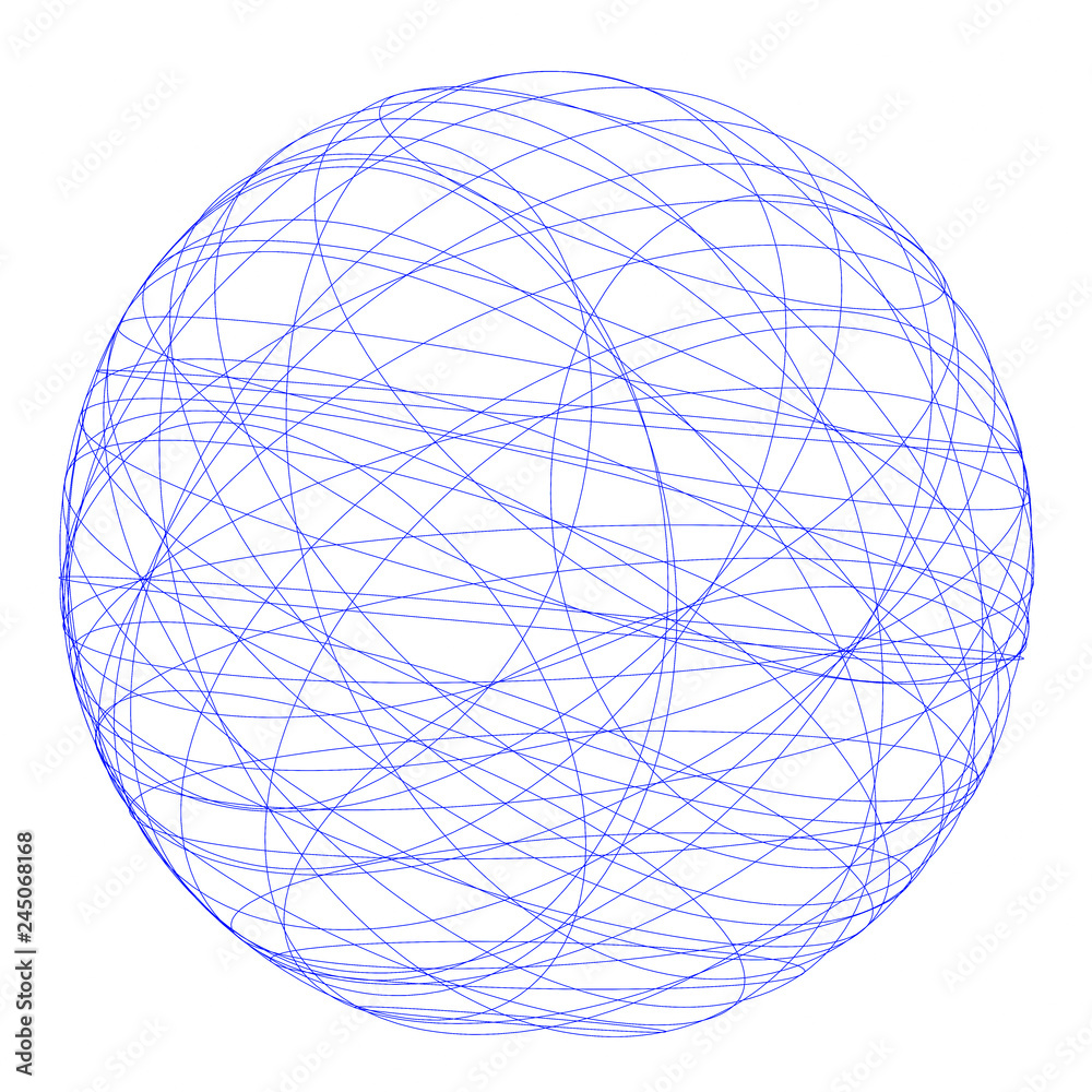 Poster wire structure of sphere. digital computer data and network connection lines and spheres in futurist