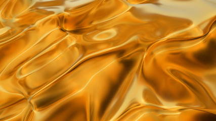 abstract gold liquid. Golden wave background. Gold background. Gold texture. Lava, nougat, caramel, amber, honey, oil.