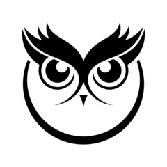 Owl logo vector 