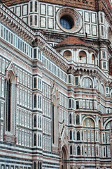 Obraz premium Detail of Florence cathedral