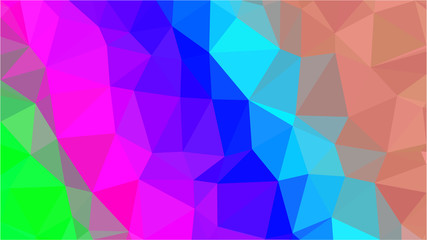 Obraz premium Color Polygonal Mosaic Background, Low Poly Style, Vector illustration, Business Design Templates, Shining polygon pattern, geometric image in Origami style with gradient. Bright template for web site