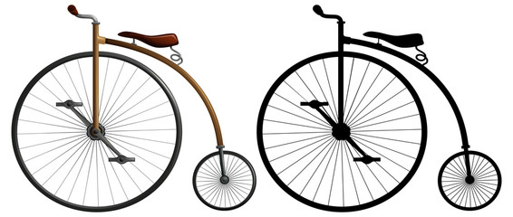 A high wheeler bike