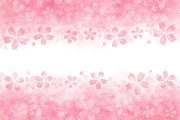 桜 花 春 水彩 背景