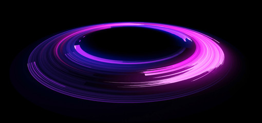 Empty podium. Disco club. Rays view. Show magic party. Spot fog lamp. .Glint check scene. Bright space. Stand round. Vivid stage. .Whirlpool spiral backdrop. Exhibition platform. Glare bright tape.