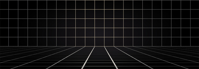 lines perspective room illustration