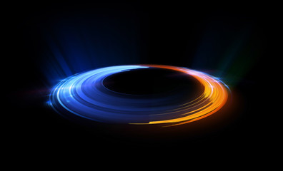 Empty podium. Disco club. Rays view. Show magic party. Spot fog lamp. .Glint check scene. Bright space. Stand round. Vivid stage. .Whirlpool spiral backdrop. Exhibition platform. Glare bright tape.