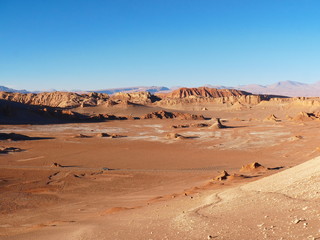 Fototapeta na wymiar Rock formations in the desert of Atacama