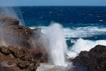 Nakelele Blowhole in Maui