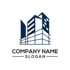 Building construction design to be used as a logo icon template for business constructors and more.