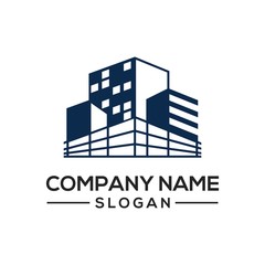 Building construction design to be used as a logo icon template for business constructors and more.