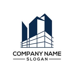 Building construction design to be used as a logo icon template for business constructors and more.