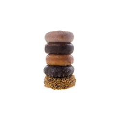 donut or donut isolated on white background.