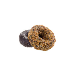 donut or donut isolated on white background.