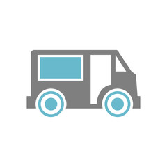 Truck icon on white background for graphic and web design, Modern simple vector sign. Internet concept. Trendy symbol for website design web button or mobile app
