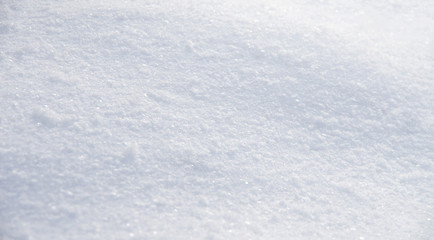 background of fresh snow texture