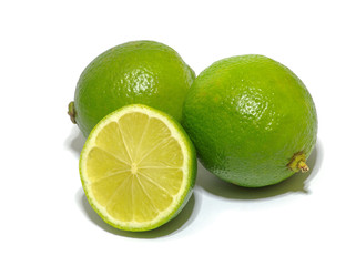 Lime isolated on white background