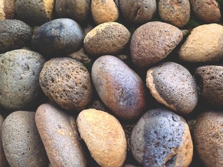 scenery from the stones of the sea and rivers