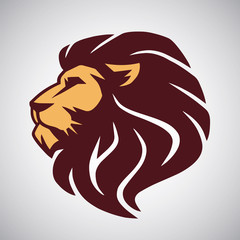 Lion Head Vector Logo