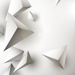 piramidy 3d tło wektor © Rzoog