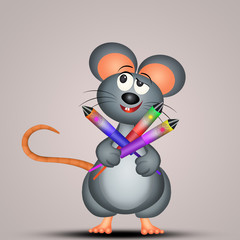 rat with fireworks explosion