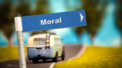 Schild 366 - Moral