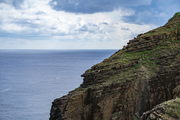 《与那国島》断崖と海