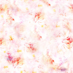 Fototapeta na wymiar Floral pattern ,seamless with soft effect on it