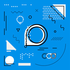 Modern background with Pin icons