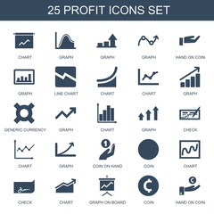 25 profit icons