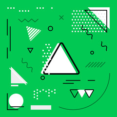 Modern background with Triangle icons