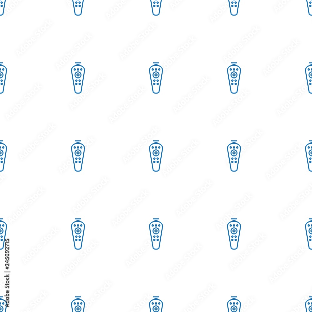 Poster remote control icon pattern seamless white background