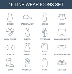 16 wear icons