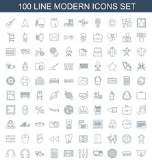 100 modern icons