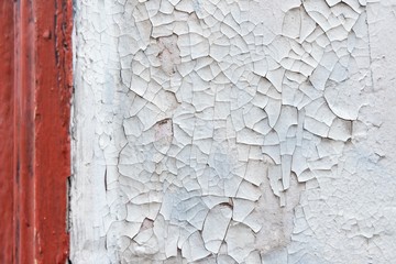 texture of peeling paint on wall