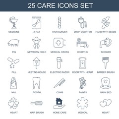 25 care icons