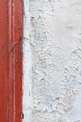 peeling paint on wall
