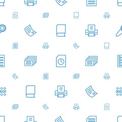 text icons pattern seamless white background