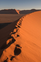 Fototapeta premium Namibia Sunrise of the Namib desert
