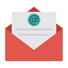 email   envelope   open