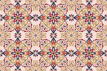 Azulejo Tile Vector Seamless Pattern