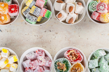 Turkish delight close up