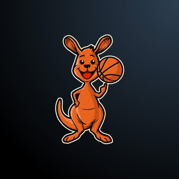 kangaroo logo sport