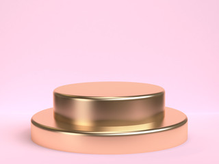 Minimalist geometrical abstract background, pastel colors, 3D render, trend poster, Illustration.