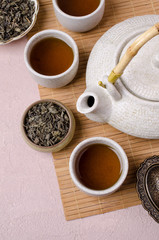 Traditional Asian tea ceremony.